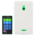 Cover fra S-Line til Nokia XL (Hvid) 